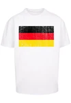 F4NT4STIC T-Shirt Germany Deutschland Flagge Print Creme/Weiß/Grau
