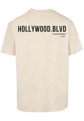 F4NT4STIC T-Shirt Hollywood Blvd Tee Beige