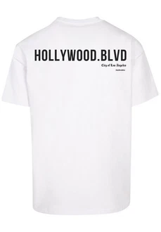 F4NT4STIC T-Shirt Hollywood Blvd Tee Beige/Rot F4NT4STIC T-Shirt Hollywood Blvd Tee Beige/Rot