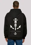 F4NT4STIC Kapuzenpullover Hoodie Ahoi Anker Knut & Jan Hamburg Dunkelblau/Schwarz/Grau/Lila