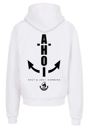 Kapuzenpullover Hoodie Ahoi Anker Knut & Jan Hamburg Print