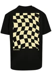F4NT4STIC T-Shirt Wavy Schach Schwarz/Creme
