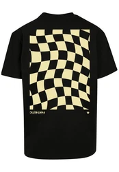 F4NT4STIC T-Shirt Wavy Schach Schwarz/Creme