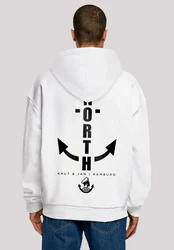 F4NT4STIC Kapuzenpullover North Anchor Knut & Jan Hamburg Weiß/Grau/Schwarz