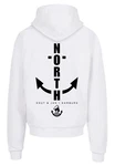 F4NT4STIC Kapuzenpullover North Anchor Knut & Jan Hamburg Weiß/Grau/Schwarz