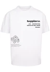 F4NT4STIC T-Shirt happiness OVERSIZE TEE Weiß/Beige/Türkis/Gelb/Lila/Braun