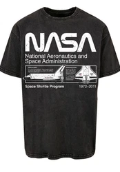 F4NT4STIC T-Shirt Classic Space Shuttle Schwarz/Hellgrau/Dunkelgrau/Dunkelblau/Dunkelgrün