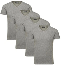 T-Shirt (Spar Set, 4er-Pack) V-Neck