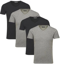 T-Shirt (Spar Set, 4er-Pack) V-Neck