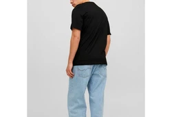 Jack & Jones T-Shirt JORVESTERBRO TEE SS CREW NECK NOOS Schwarz