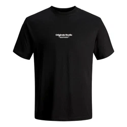 Jack & Jones T-Shirt JORVESTERBRO TEE SS CREW NECK NOOS Schwarz