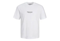 Jack & Jones T-Shirt JORVESTERBRO TEE SS CREW NECK NOOS Weiß/Beige/Creme