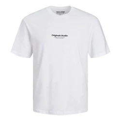 Jack & Jones T-Shirt JORVESTERBRO TEE SS CREW NECK NOOS Weiß/Beige/Creme