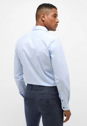 Eterna Langarmhemd Slim Fit Businesshemd Blau/Hellblau/Dunkelblau/Weiß