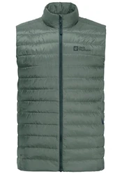 Jack Wolfskin Daunenweste PILVI DOWN VEST Dunkelgrün/Grün