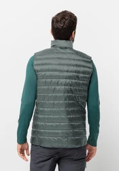 Jack Wolfskin Daunenweste PILVI DOWN VEST Dunkelgrün/Grün
