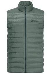 Jack Wolfskin Daunenweste PILVI DOWN VEST Dunkelgrün/Grün