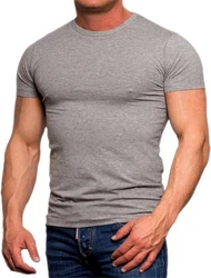 Jack & Jones T-Shirt Basic (Sparset, 4er-Pack) Dunkelblau/Grau/Blau