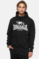 Lonsdale Kapuzenpullover Corran Rot/Grün/Braun/Schwarz