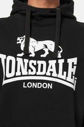 Lonsdale Kapuzenpullover Corran Rot/Grün/Braun/Schwarz