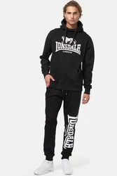 Lonsdale Kapuzenpullover Corran Rot/Grün/Braun/Schwarz