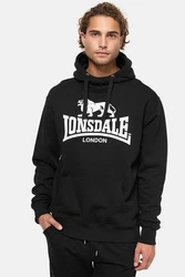 Lonsdale Kapuzenpullover Corran Rot/Grün/Braun/Schwarz