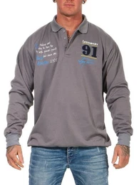 Poloshirt Herren Polo Shirt Langarm Longsleeve M L XL XXL (1-tlg)