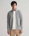 Gant Sweatjacke REG SHIELD FULL ZIP SWEAT grau/grau melange