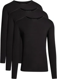 T-Shirt 3P LS Tee (Packung, 3er-Pack) mit Markenlabel