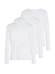 Tommy Hilfiger Underwear T-Shirt 3P LS Tee Weiß