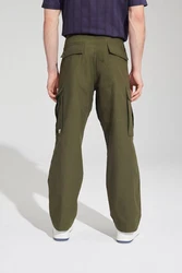 Next Cargohose Relaxed Fit Ripstop-Cargohose Khaki/Dunkelgrün