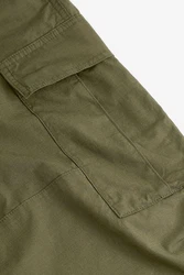 Next Cargohose Relaxed Fit Ripstop-Cargohose Khaki/Dunkelgrün