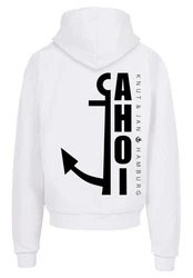 F4NT4STIC Kapuzenpullover Ahoi Anker Weiß/Creme/Dunkelblau/Schwarz