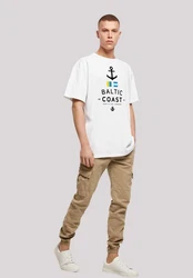 F4NT4STIC T-Shirt Ostsee Baltic Sea Knut & Jan Hamburg  Weiß/Creme/Dunkelblau/Grau/Beige