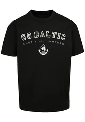 F4NT4STIC T-Shirt Go Baltic Knut & Jan Hamburg Schwarz/Dunkelgrau/Grau/Braun