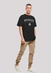 F4NT4STIC T-Shirt Go Baltic Knut & Jan Hamburg Schwarz/Dunkelgrau/Grau/Braun