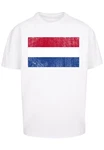 F4NT4STIC T-Shirt Netherlands Niederlande Holland Flagge Print Weiß/Creme