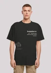 F4NT4STIC T-Shirt happiness OVERSIZE TEE Schwarz