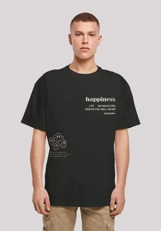 T-Shirt happiness OVERSIZE TEE Print