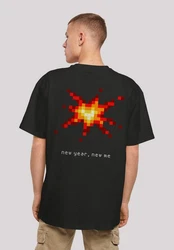 F4NT4STIC T-Shirt Silvester Party Happy People Only Schwarz/Grau