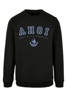 F4NT4STIC Kapuzenpullover Ahoi Knut & Jan Hamburg Rot/Schwarz/Hellgrau/Dunkelgrün/Dunkelblau F4NT4STIC Kapuzenpullover Ahoi Knut & Jan Hamburg Rot/Schwarz/Hellgrau/Dunkelgrün/Dunkelblau