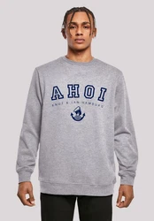 F4NT4STIC Kapuzenpullover Ahoi Knut & Jan Hamburg Hellgrau/Blau/Dunkelblau
