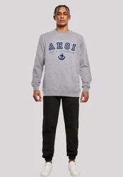 F4NT4STIC Kapuzenpullover Ahoi Knut & Jan Hamburg Hellgrau/Blau/Dunkelblau