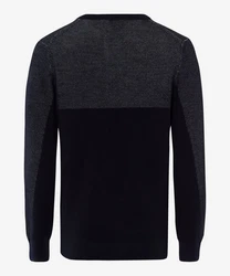 Brax Stillpullover STYLE RICK Dunkelblau/Schwarz