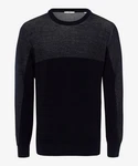 Brax Stillpullover STYLE RICK Dunkelblau/Schwarz