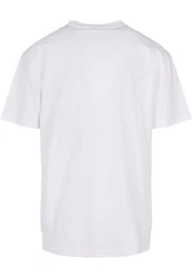 URBAN CLASSICS T-Shirt Urban Classics Herren Triangle Tee Weiß/Grau/Creme