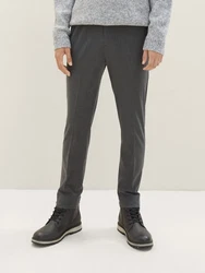 TOM TAILOR DENIM Hose Chinohose Relaxed Tapered mit Stretchbund 