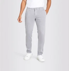 MAC 5-Pocket Hose Driver Chinohose Grau/Hellgrau
