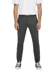 ONLY & SONS Chinohose Dunkelgrau/Hellgrau/Khaki/Grau