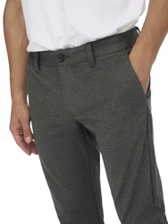 ONLY & SONS Chinohose Dunkelgrau/Hellgrau/Khaki/Grau